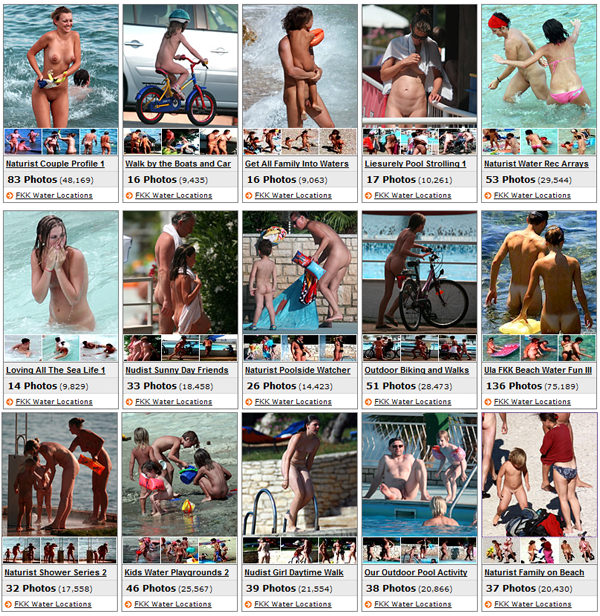 FKK water locations (set 25) - aquapark and sun [Bodyart Collection]