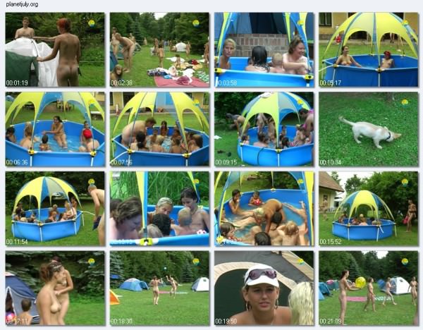 Naturism outdoors - Playing With a Ball [Bodyart Collection]