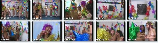 Miss New Year - Family nudism of video | Miss-Neujahr [Bodyart Collection]