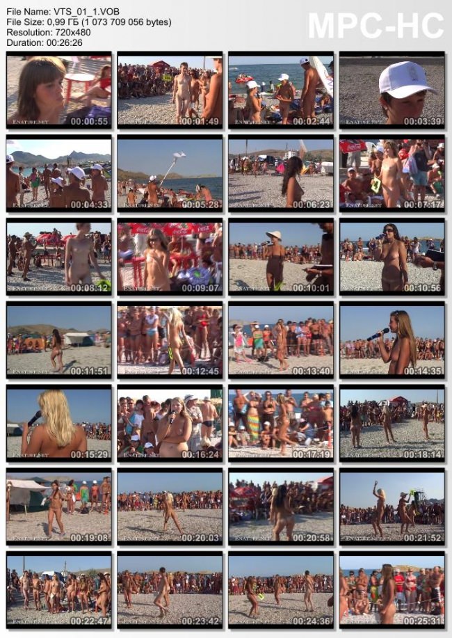 Family Beach Pageant - beauty contest of young girls of nudists (part 2) [Bodyart Collection]